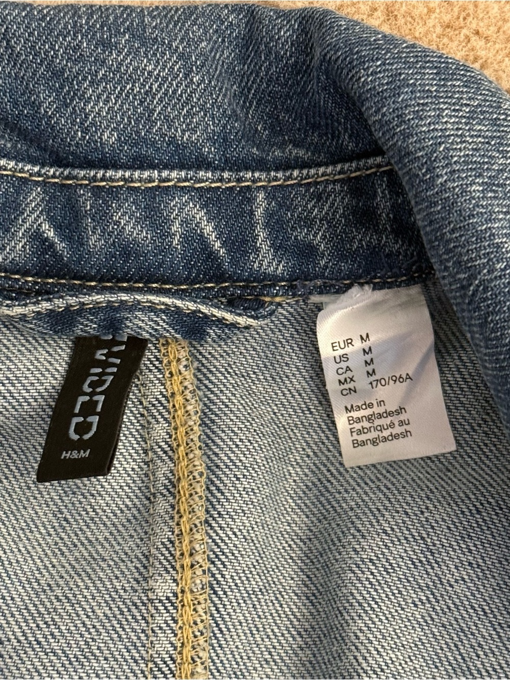 H&M Light Blue Denim Jacket - Picture 7 of 9
